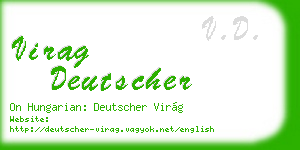 virag deutscher business card